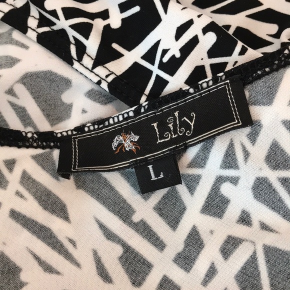 Lily Faux Front & Back Wrap Pullover Knit Dress - Picture 6 of 8